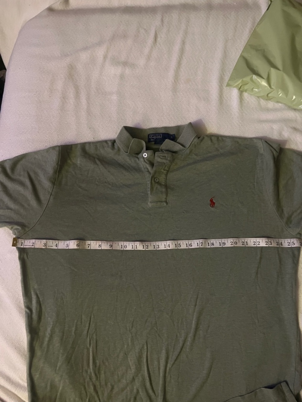 Polo by Ralph Lauren Olive Green Short Sleeve Polo with Red Pony
